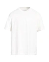 Bottega Veneta Man T-shirt Cream Size S Cotton, Polyester In White