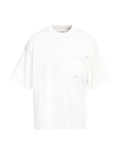Bottega Veneta Man T-shirt White Size M Cotton