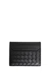 Bottega Veneta Intrecciato Leather Open Top Cardholder