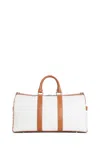 Bottega Veneta Borsa Intrecciato Duffle In White