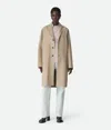 Bottega Veneta Manteau En Laine Et Cachemire In Neutral