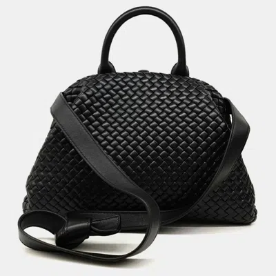 Pre-owned Bottega Veneta Mash Handle Bag In Black