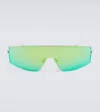 Bottega Veneta Mask Flat-top Sunglasses In Blue