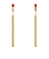 Bottega Veneta Matchstick Earrings In Syrup