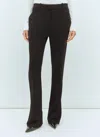 Bottega Veneta Women Matt Flared Pants In Black
