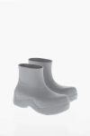Bottega Veneta Woman Ankle Boots Grey Size 8 Rubber