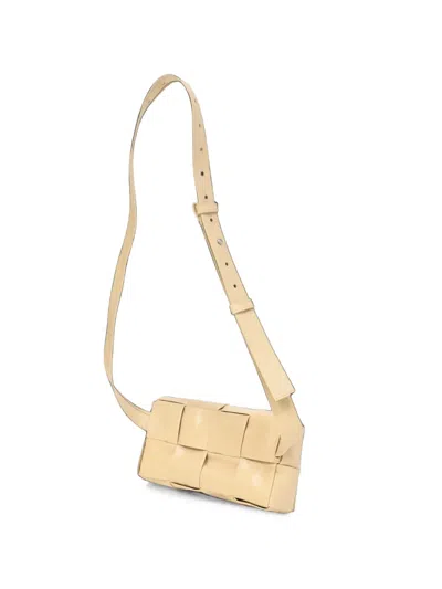 Pre-owned Bottega Veneta Maxi Cassette Belt Bag In Neutrals