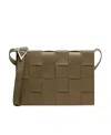 Bottega Veneta Maxi Cassette Knitted Shoulder Bag In Brown