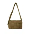 Bottega Veneta Maxi Cassette Padded Crossbody Bag In Green