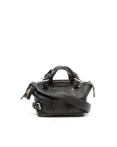 Bottega Veneta Maxi Intrecciato Arco Tool Bag In Black