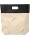 Bottega Veneta Maxi Intrecciato Canvas & Leather Tote