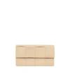 Bottega Veneta Maxi Intrecciato Leather Purse In Nude