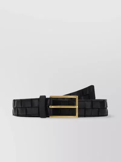Bottega Veneta Maxi Intreccio Leather Belt