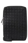 Bottega Veneta Maxi Intreccio Leather Messenger Bag