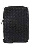 Bottega Veneta Maxi Intreccio Leather Messenger Bag