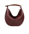 Bottega Veneta Maxi Sardine Intrecciato Leather Tote Bag In Red