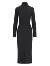 Bottega Veneta Elegant Black Pleated Dress For Women In Black