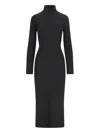 Bottega Veneta Elegant Black Pleated Dress For Women In Black  