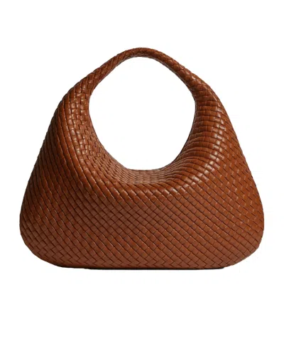 Bottega Veneta Maxi Veneta In Tannin