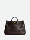 Bottega Veneta Medium Andiamo In Brown