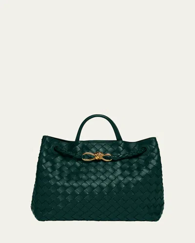 Bottega Veneta Medium Andiamo Bag In Emerald