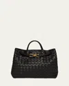 Bottega Veneta Medium Andiamo Bag In Shadow