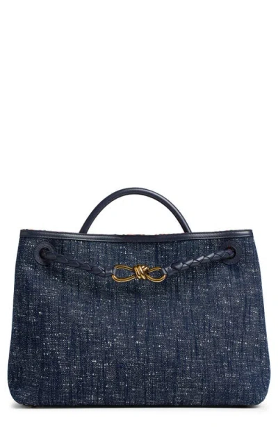 Bottega Veneta Medium Andiamo Denim Shoulder Bag