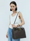 Bottega Veneta Medium Andiamo Handbag In Brown