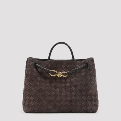 Bottega Veneta Medium Andiamo Handbag - Perfect For Any Occasion In Brown