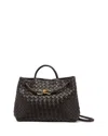 Bottega Veneta Medium Andiamo Intrecciato Leather Shoulder Bag