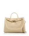 Bottega Veneta Andiamo Medium Leather Tote Bag In Butterscotch/brass