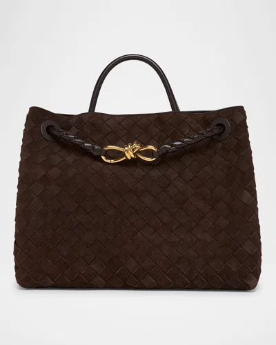 Bottega Veneta Medium Andiamo Tote Bag In Pink