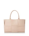 Bottega Veneta Pink Medium Arco Tote In Lotus/gold