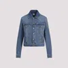 Shop Bottega Veneta Medium Blue Denim Jacket In Mid Blue