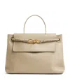 Bottega Veneta Ciao Ciao Knot Detail Leather Top Handle Bag In Neutral