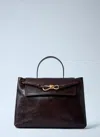 Bottega Veneta Ciao Ciao Medium Distressed Leather Top-handle Bag In Brown