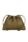 Bottega Veneta Medium Dustbag In Algae & Gold