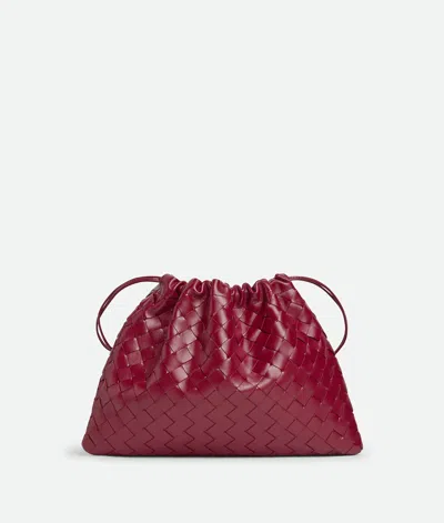 Bottega Veneta Medium Dustbag In Dark Red