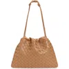 Bottega Veneta Medium Dustbag Intrecciato Leather Shoulder Bag