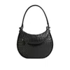 Bottega Veneta Medium Gemelli Intrecciato Shoulder Bag In Black