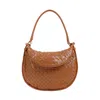 Bottega Veneta Medium Gemelli Leather Shoulder Bag In Brown