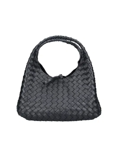 Bottega Veneta Medium Handbag "campana" In Black