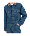 Bottega Veneta Denim Jacket Front Pockets Long Sleeves Collar In Blue