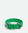 Bottega Veneta Medium Intrecciato Dog Collar In Green