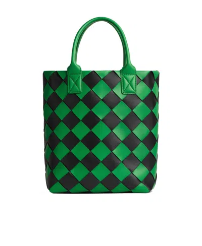 Bottega Veneta Medium Intrecciato Handbag In Grün