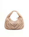 Bottega Veneta Medium Intrecciato Hobo Bag In Neutral