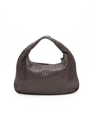 Bottega Veneta Medium Intrecciato Hobo Bag In Brown