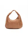 Bottega Veneta Medium Intrecciato Hobo Bag In Brown