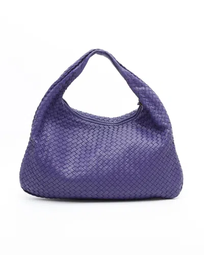 Bottega Veneta Medium Intrecciato Hobo Shoulder Bag In Purple