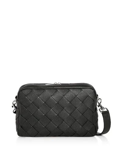 Bottega Veneta Medium Intrecciato Leather Crossbody Bag In Dark Green